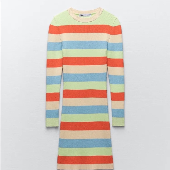 Zara striped knit dress - Picture 6 of 9